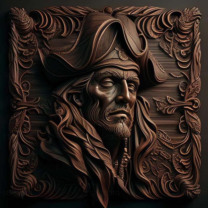 3D model Pirates of the Caribbean game (STL)